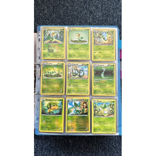 397 - Folder containing Pokemon cards from Black & White series. 2x complete sets are Black & White series... 