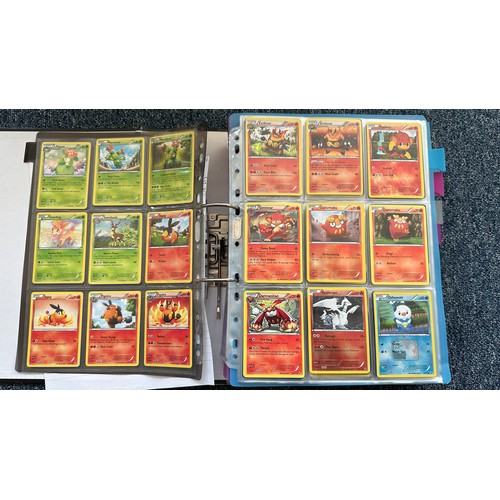 397 - Folder containing Pokemon cards from Black & White series. 2x complete sets are Black & White series... 