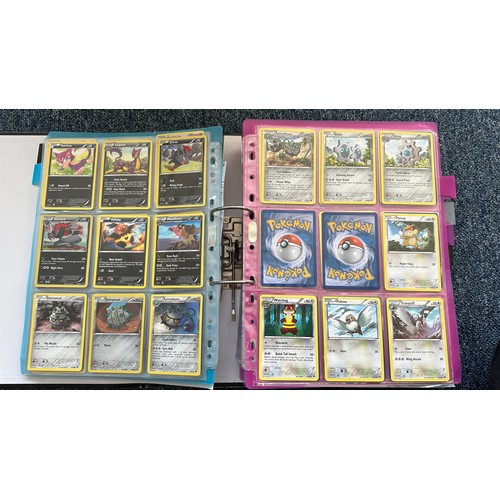 397 - Folder containing Pokemon cards from Black & White series. 2x complete sets are Black & White series... 