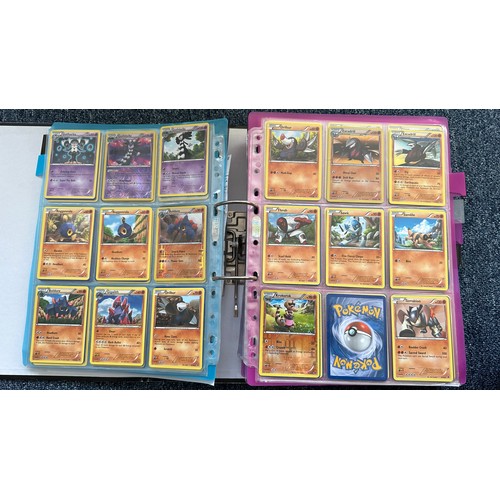 397 - Folder containing Pokemon cards from Black & White series. 2x complete sets are Black & White series... 