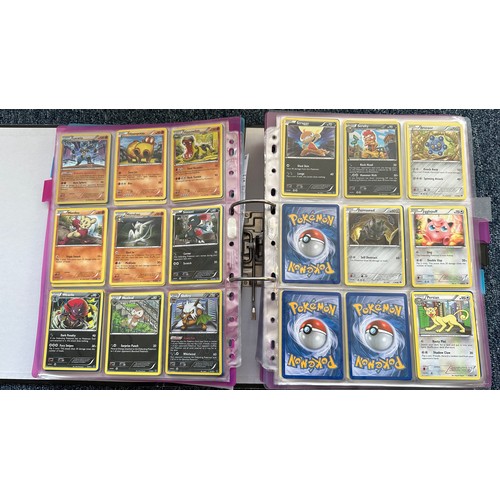 397 - Folder containing Pokemon cards from Black & White series. 2x complete sets are Black & White series... 