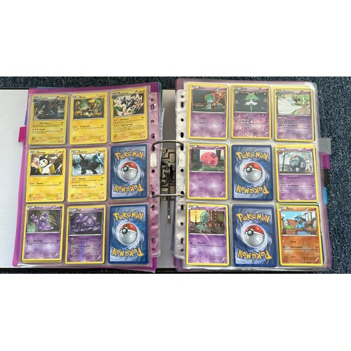 397 - Folder containing Pokemon cards from Black & White series. 2x complete sets are Black & White series... 