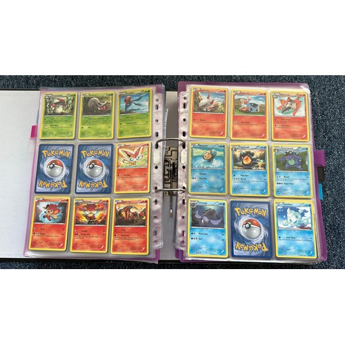 397 - Folder containing Pokemon cards from Black & White series. 2x complete sets are Black & White series... 