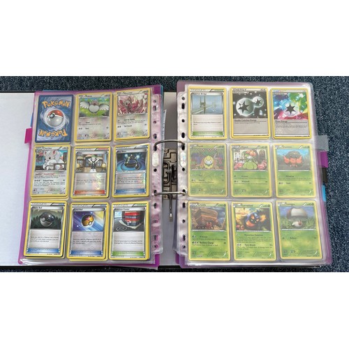 397 - Folder containing Pokemon cards from Black & White series. 2x complete sets are Black & White series... 