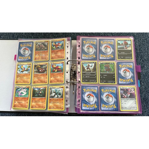 397 - Folder containing Pokemon cards from Black & White series. 2x complete sets are Black & White series... 