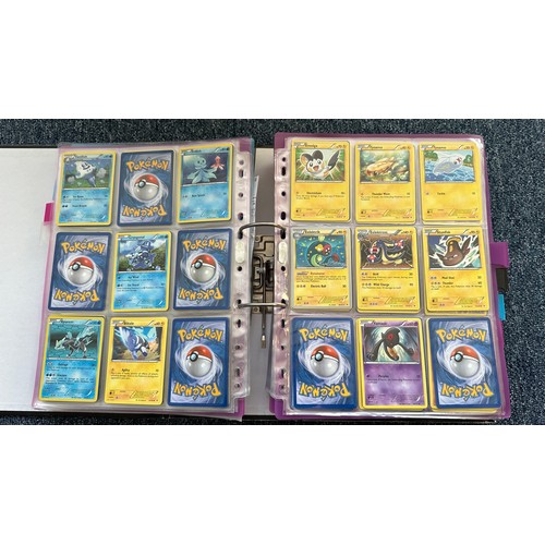 397 - Folder containing Pokemon cards from Black & White series. 2x complete sets are Black & White series... 