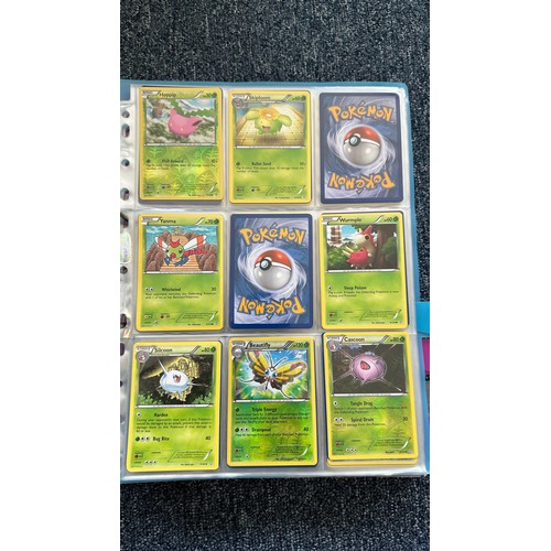 397 - Folder containing Pokemon cards from Black & White series. 2x complete sets are Black & White series... 