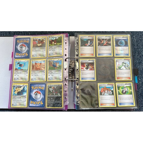 397 - Folder containing Pokemon cards from Black & White series. 2x complete sets are Black & White series... 