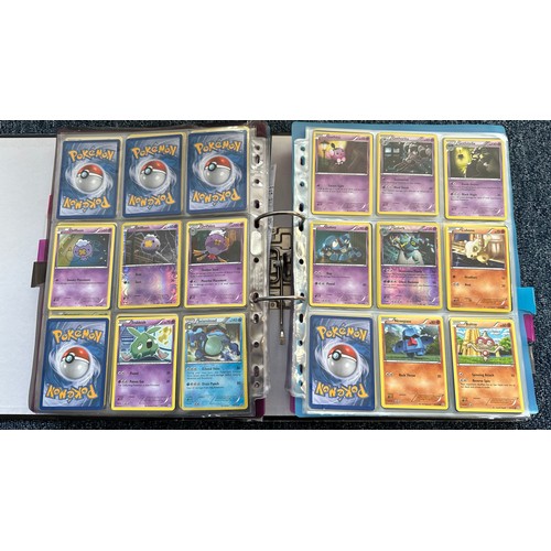 397 - Folder containing Pokemon cards from Black & White series. 2x complete sets are Black & White series... 