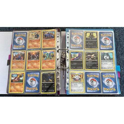 397 - Folder containing Pokemon cards from Black & White series. 2x complete sets are Black & White series... 