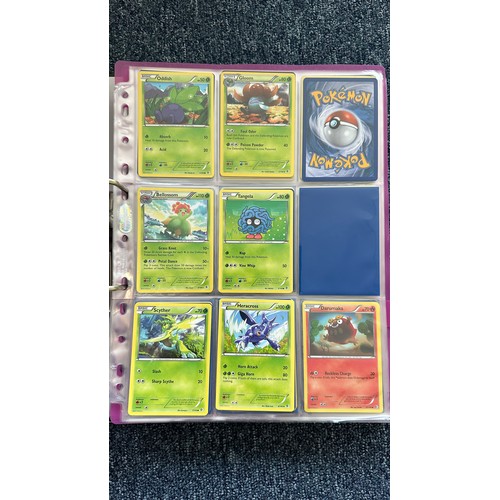 397 - Folder containing Pokemon cards from Black & White series. 2x complete sets are Black & White series... 