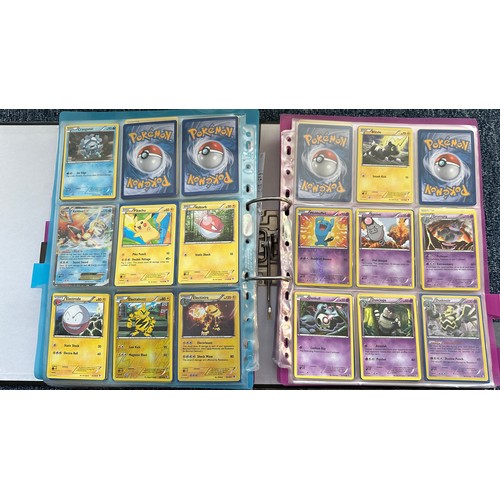 397 - Folder containing Pokemon cards from Black & White series. 2x complete sets are Black & White series... 