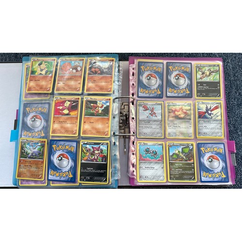 397 - Folder containing Pokemon cards from Black & White series. 2x complete sets are Black & White series... 