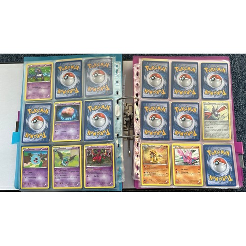 397 - Folder containing Pokemon cards from Black & White series. 2x complete sets are Black & White series... 