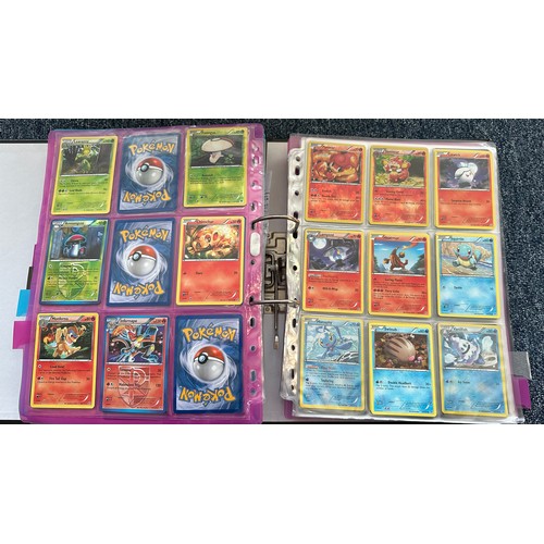 397 - Folder containing Pokemon cards from Black & White series. 2x complete sets are Black & White series... 