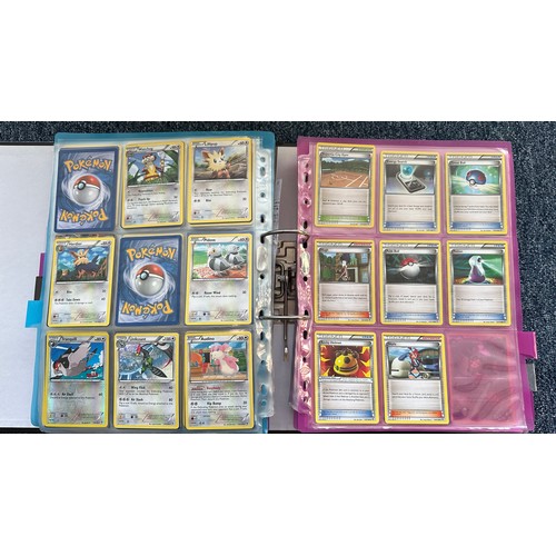 397 - Folder containing Pokemon cards from Black & White series. 2x complete sets are Black & White series... 