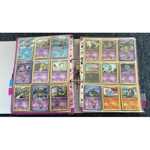 397 - Folder containing Pokemon cards from Black & White series. 2x complete sets are Black & White series... 