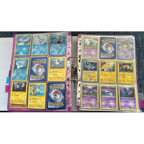 397 - Folder containing Pokemon cards from Black & White series. 2x complete sets are Black & White series... 