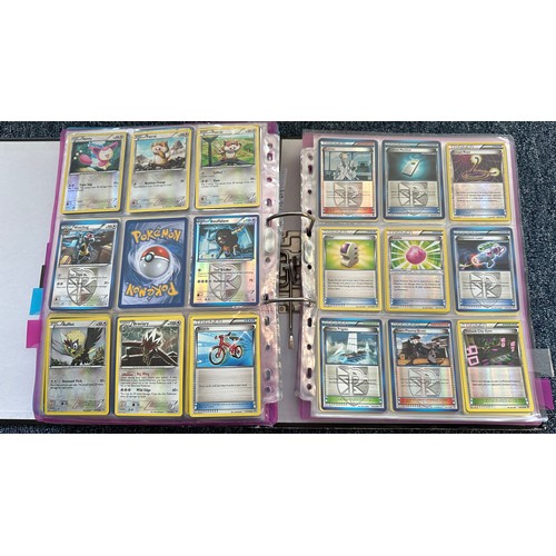 397 - Folder containing Pokemon cards from Black & White series. 2x complete sets are Black & White series... 