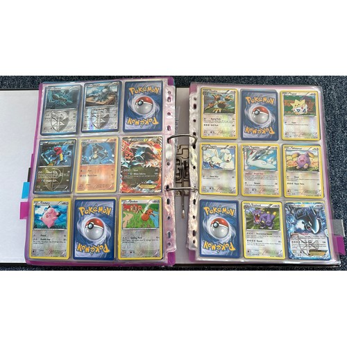 397 - Folder containing Pokemon cards from Black & White series. 2x complete sets are Black & White series... 