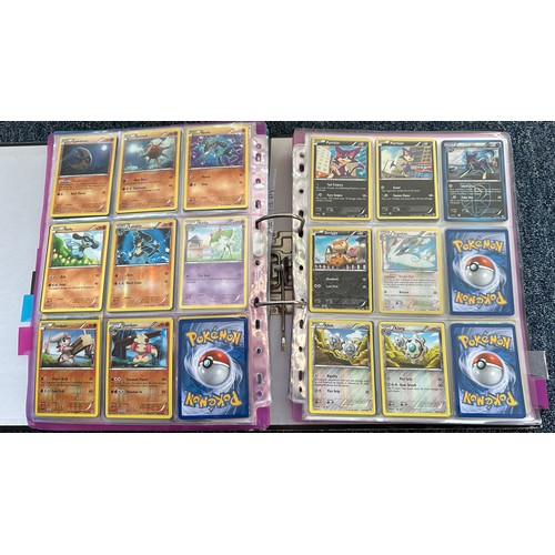 397 - Folder containing Pokemon cards from Black & White series. 2x complete sets are Black & White series... 