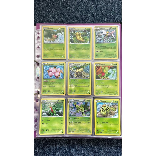 397 - Folder containing Pokemon cards from Black & White series. 2x complete sets are Black & White series... 