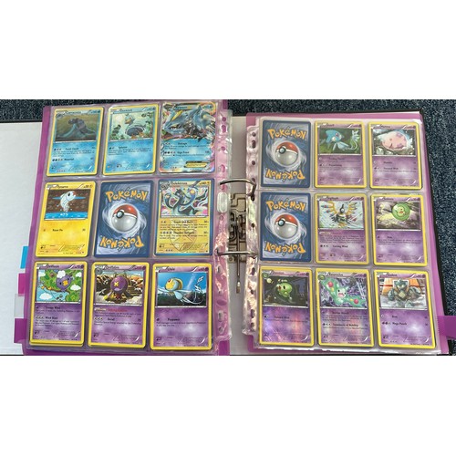 397 - Folder containing Pokemon cards from Black & White series. 2x complete sets are Black & White series... 