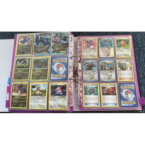 397 - Folder containing Pokemon cards from Black & White series. 2x complete sets are Black & White series... 