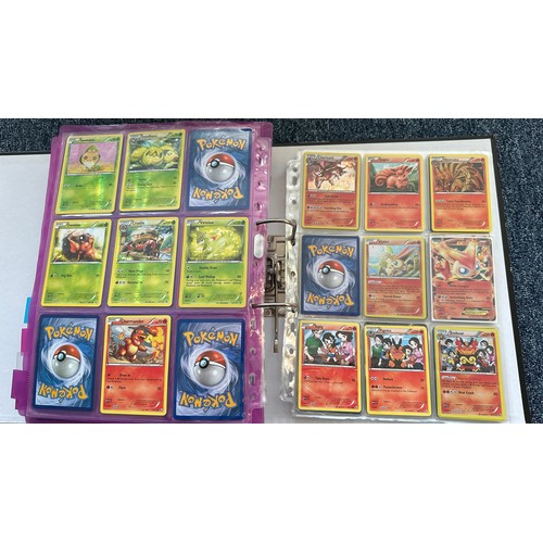 397 - Folder containing Pokemon cards from Black & White series. 2x complete sets are Black & White series... 