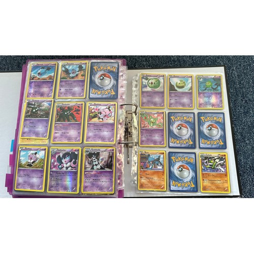 397 - Folder containing Pokemon cards from Black & White series. 2x complete sets are Black & White series... 