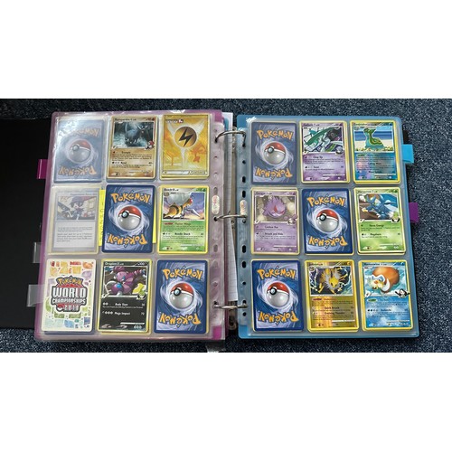 398 - Folder containing Pokemon card sets from Heart Gold & Soul Silver, Platinum Series. 1x complete set ... 