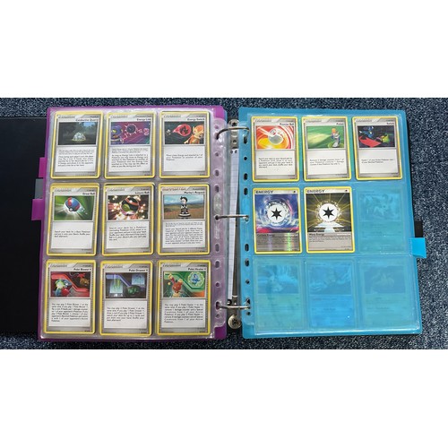 399 - Folder containing Diamond & Pearl series Pokemon cards. Near complete sets are Diamond & Pearl, Myst... 