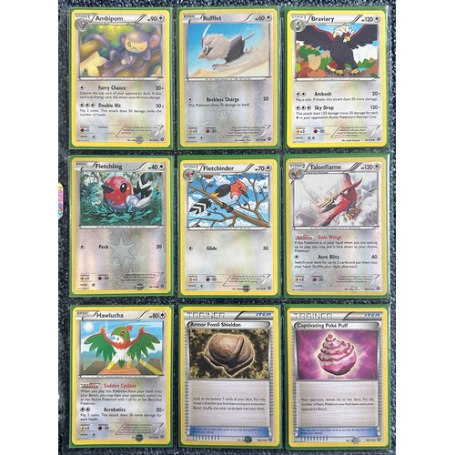 401 - 2x loose sets of Pokemon cards. 1x XY series - Steam Siege, only needs card 108 to be a complete set... 