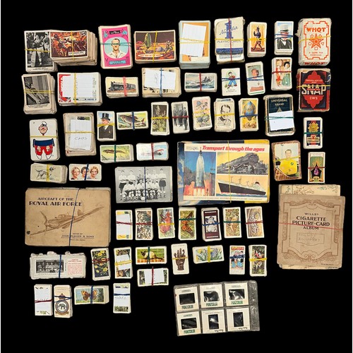 365 - Collection of trade cards and cigarette cards, in bundles, in mixed condition with A. & B.C. Civil W... 