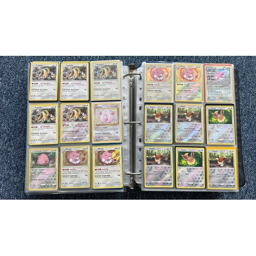 403 - A folder containing duplicates of Pokemon cards. Various sets and series including Base Set, Ultra P... 