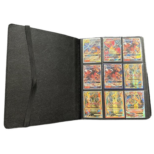 404 - An Ultra Pro folder containing Pokemon full art cards, EX, GX, Promo cards. A very well looked after... 