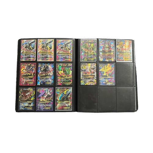 404 - An Ultra Pro folder containing Pokemon full art cards, EX, GX, Promo cards. A very well looked after... 