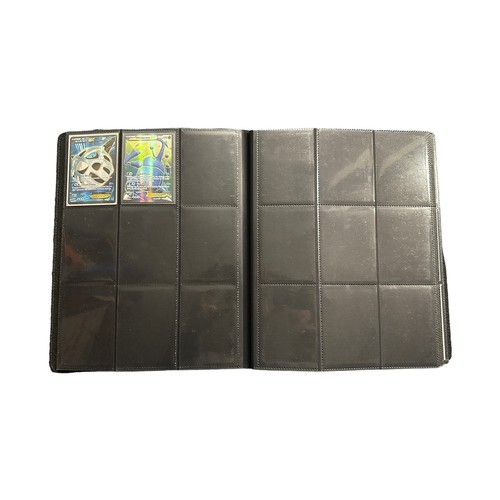 404 - An Ultra Pro folder containing Pokemon full art cards, EX, GX, Promo cards. A very well looked after... 