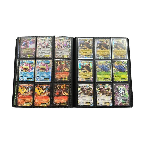 404 - An Ultra Pro folder containing Pokemon full art cards, EX, GX, Promo cards. A very well looked after... 