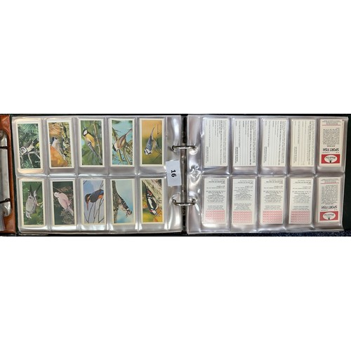 300 - Collection of cigarette cards, sleeved in 5 albums, in variable condition, complete and part sets wi... 