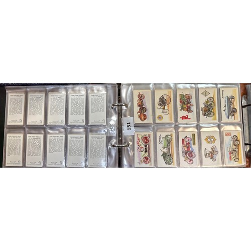 300 - Collection of cigarette cards, sleeved in 5 albums, in variable condition, complete and part sets wi... 