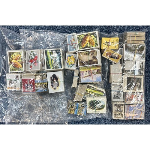 309 - Collection of cigarette cards in sets?/part sets, partially sorted, in mixed condition, with ranges ... 