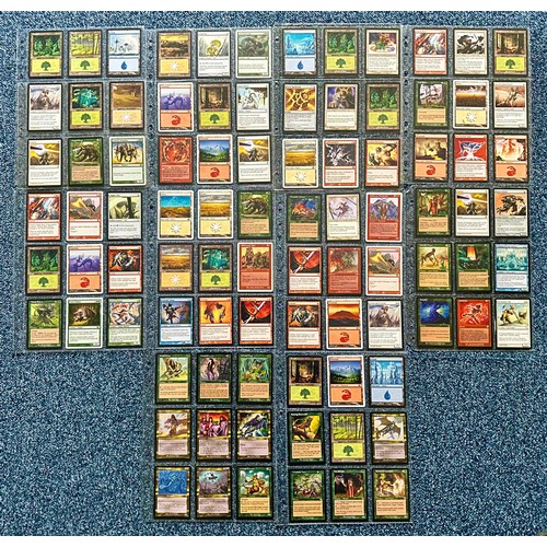 382 - Magic The Gathering cards (93), in plastic sleeves, in excellent condition.