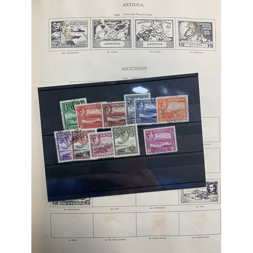 20 - British Commonwealth used KGVI remaindered range in Stanley Gibbons KGVI album, many hinge remainder... 