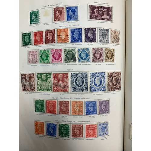 20 - British Commonwealth used KGVI remaindered range in Stanley Gibbons KGVI album, many hinge remainder... 