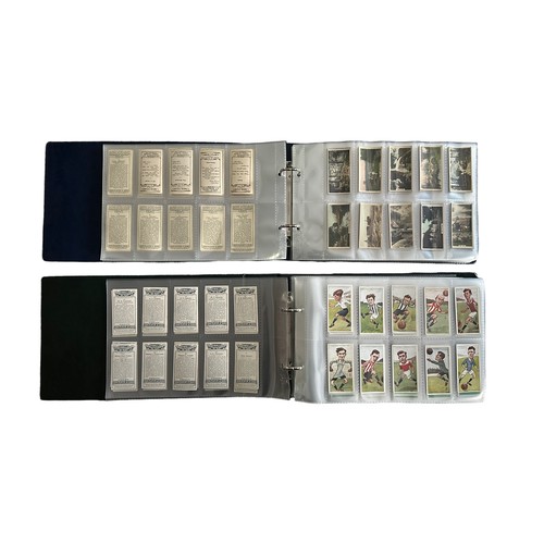 295 - A collection of cigarette cards, sleeved in 4 albums with some loose, in variable condition, includi... 