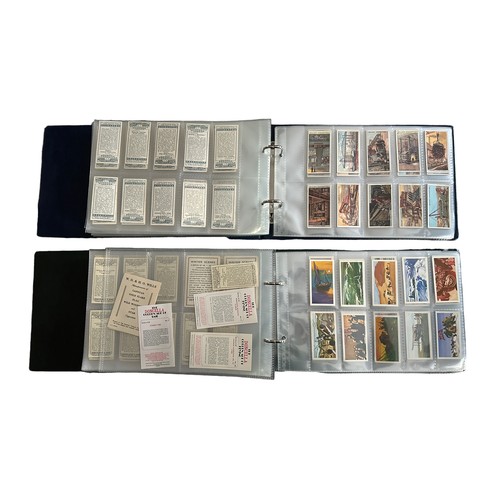 295 - A collection of cigarette cards, sleeved in 4 albums with some loose, in variable condition, includi... 