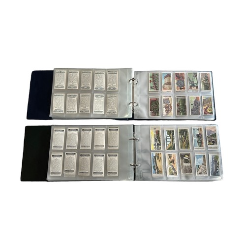 295 - A collection of cigarette cards, sleeved in 4 albums with some loose, in variable condition, includi... 