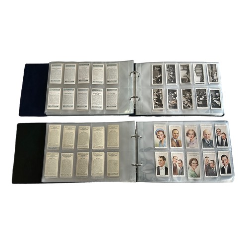 295 - A collection of cigarette cards, sleeved in 4 albums with some loose, in variable condition, includi... 