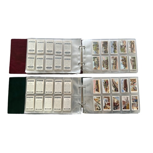 295 - A collection of cigarette cards, sleeved in 4 albums with some loose, in variable condition, includi... 